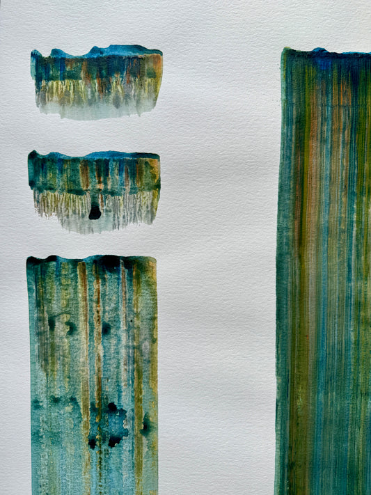 Pathways / Teal & Green 02 - 50% OFF